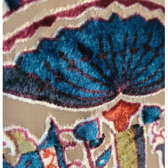 Anthroplogie Feathers By Tolani Tunic Dress Velvet Women's Small - Picture 3 of 5